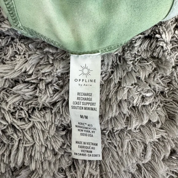 Aerie Green Tie-Dye Halter Crop Top - Picture 5 of 5